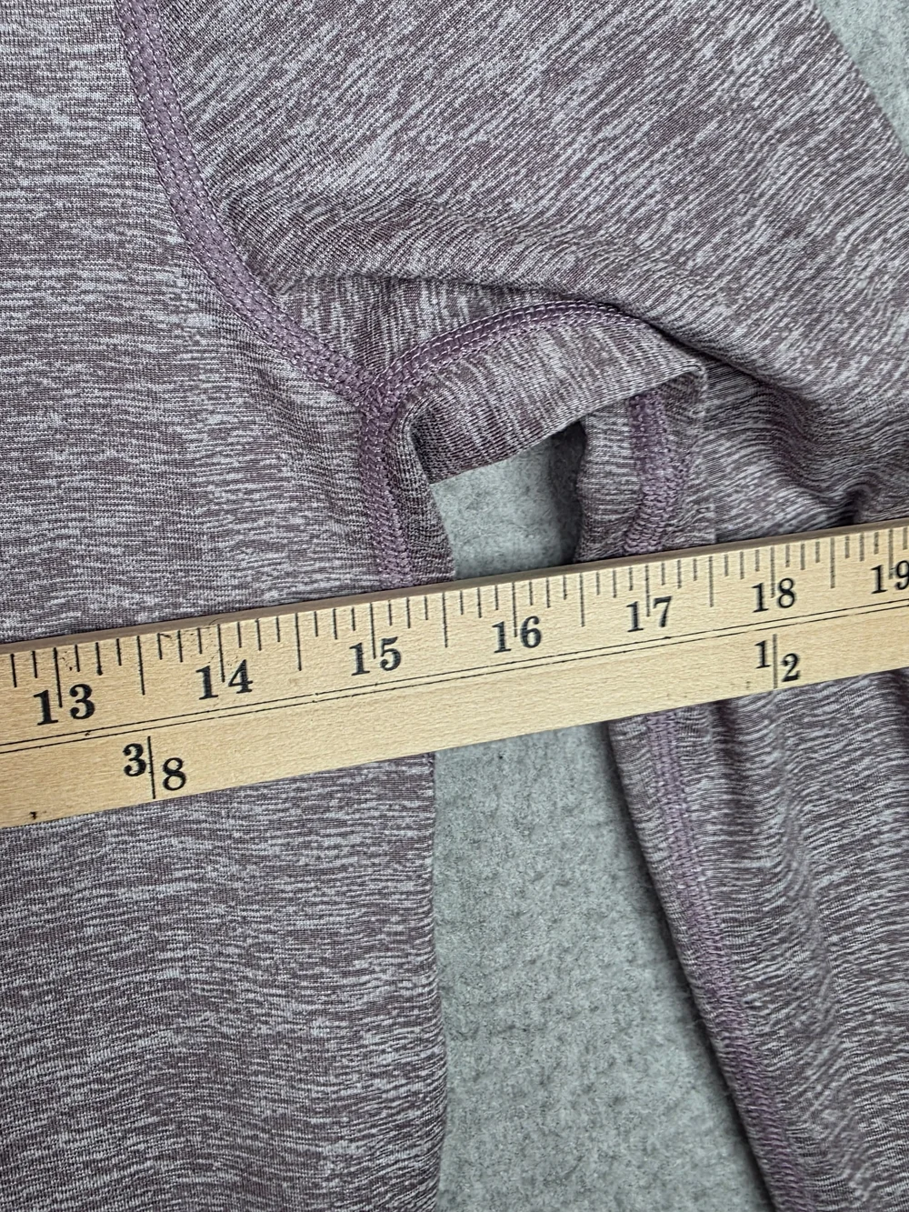 Nike Women's Heathered Lavender Quarter-Zip Pullover